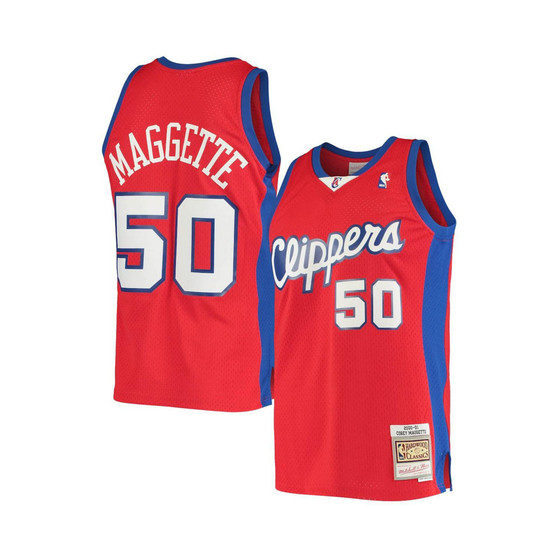 Men's Corey Maggette Red LA Clippers 2004/05 Hardwood Classics Swingman Jersey