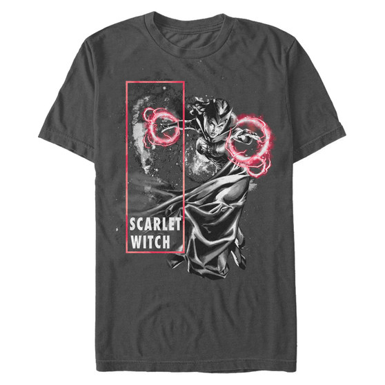 Marvel Men's Comic Collection The Scarlet Witch Blast Short Sleeve T-Shirt