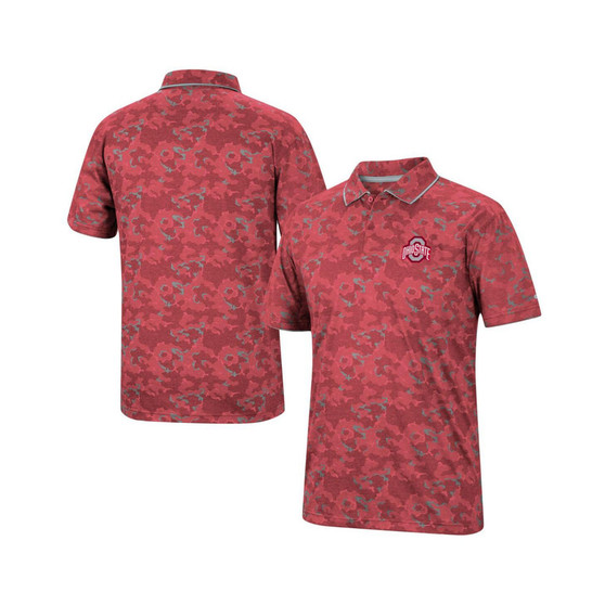 Men's Scarlet Ohio State Buckeyes Speedman Polo Shirt
