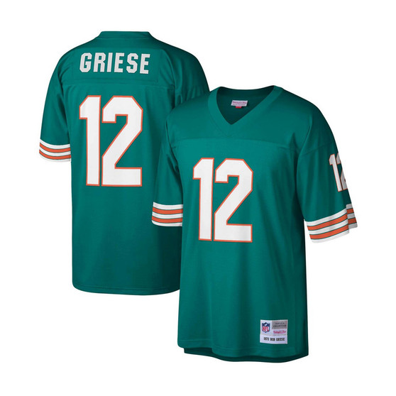 Men's Bob Griese Aqua Miami Dolphins Legacy Replica Jersey