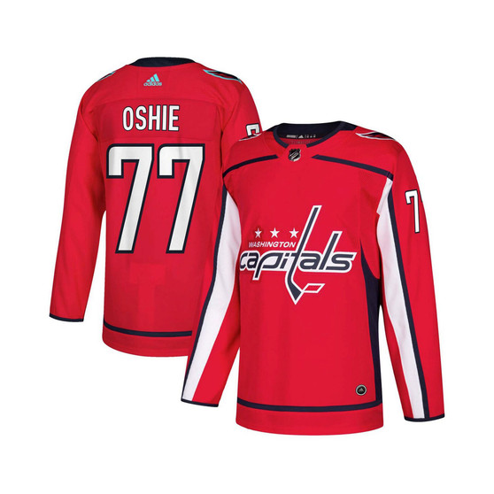 Men's TJ Oshie Red Washington Capitals Authentic Player Jersey