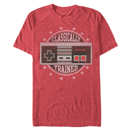 Nintendo Men's NES Controller Classically Trained Short Sleeve T-Shirt