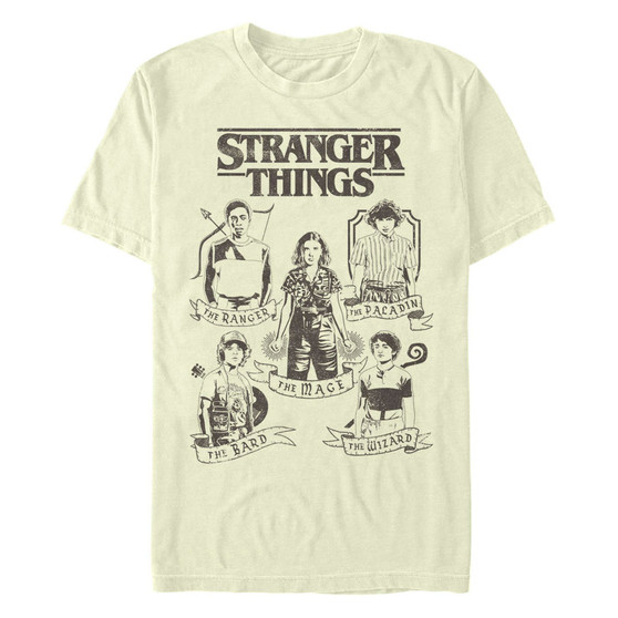 Stranger Things Men's Group Shot Classes Short Sleeve T-Shirt