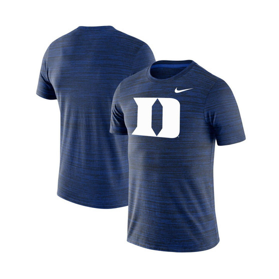Men's Royal Duke Blue Devils Big and Tall Velocity Space-Dye Performance T-shirt