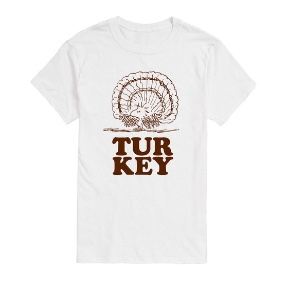 Men's Short Sleeve Peanuts Turkey T-shirt