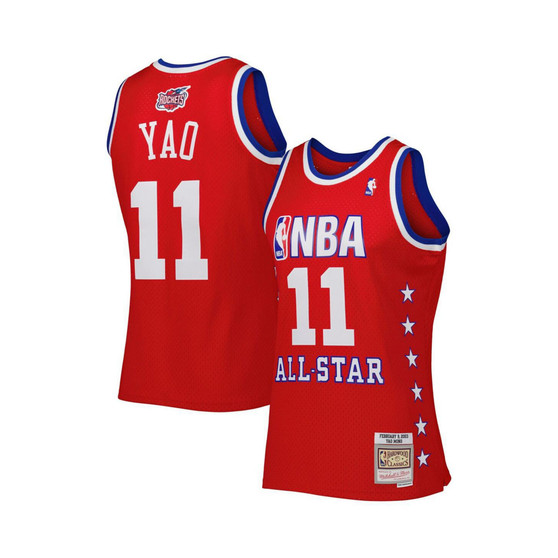 Men's Yao Ming Red Western Conference 2003 All Star Game Swingman Jersey