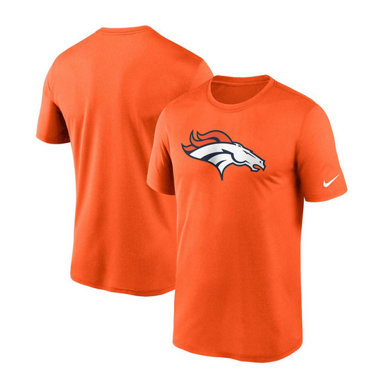 Men's Orange Denver Broncos Logo Essential Legend Performance T-shirt