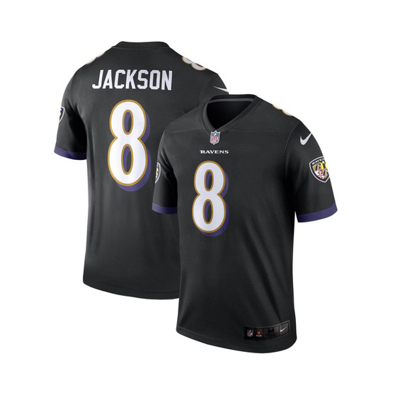 Men's Lamar Jackson Black Baltimore Ravens Legend Jersey
