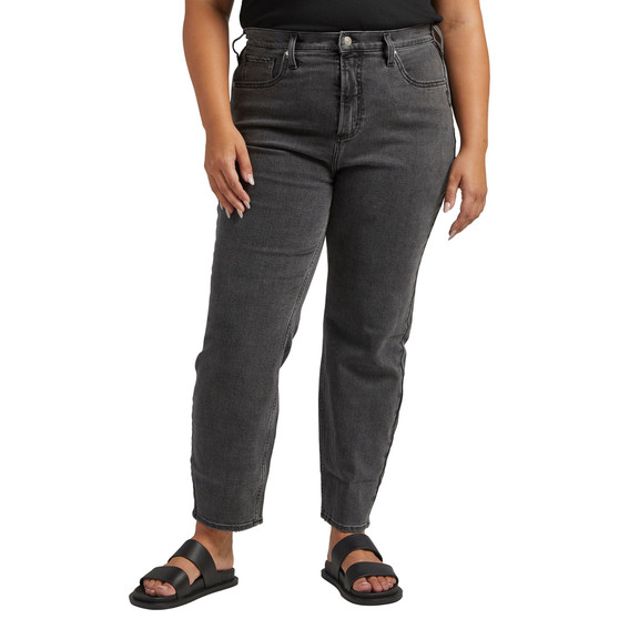 Plus Size Highly Desirable High Rise Straight Leg Jeans
