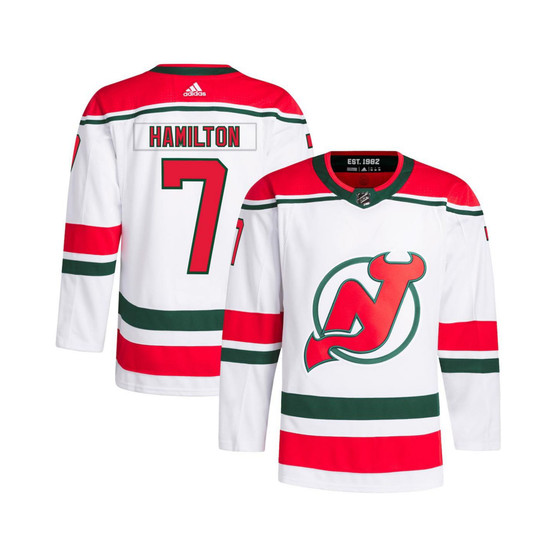 Men's Dougie Hamilton White New Jersey Devils 2022/23 Heritage Primegreen Authentic Pro Jersey