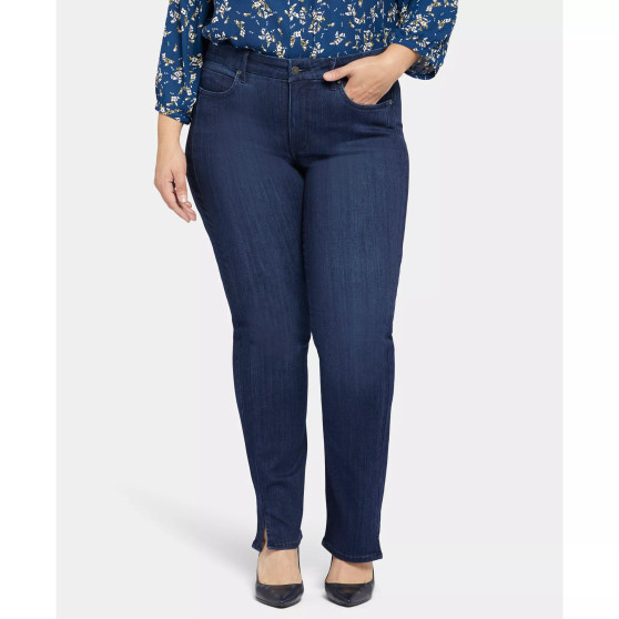 Plus Size Slimmer Marilyn Straight Jeans