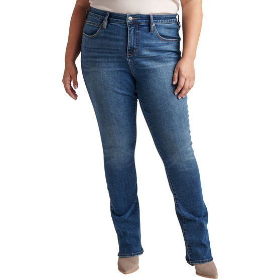 Plus Size Eloise Mid Rise Bootcut Jeans