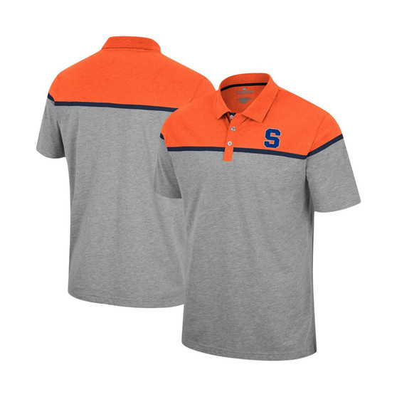 Men's Heather Gray Syracuse Orange Chamberlain Polo Shirt