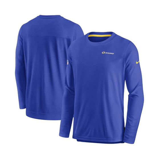 Men's Royal Los Angeles Rams Lockup Performance Long Sleeve T-shirt