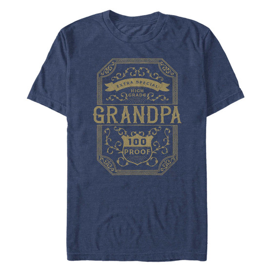 Men's Extra Special Grandpa Bar Label Short Sleeve T-shirt