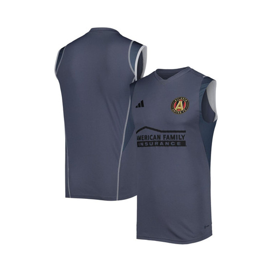 Men's Gray Atlanta United FC 2023 On-Field Sleeveless Training Jersey