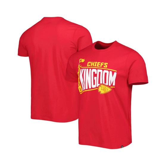 Men's Red Kansas City Chiefs Logo Regional Super Rival T-shirt