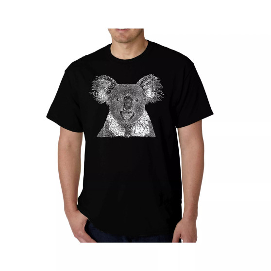 Men's Word Art - Koala T-Shirt