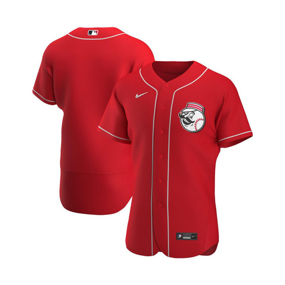 Men's Scarlet Cincinnati Reds Alternate Authentic Team Logo Jersey