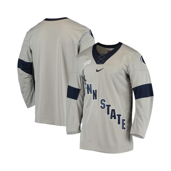 Men's Gray Penn State Nittany Lions Replica Hockey Jersey