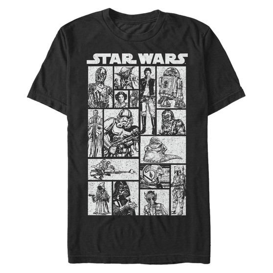 Men's Characters Group Short Sleeve Crew T-shirt