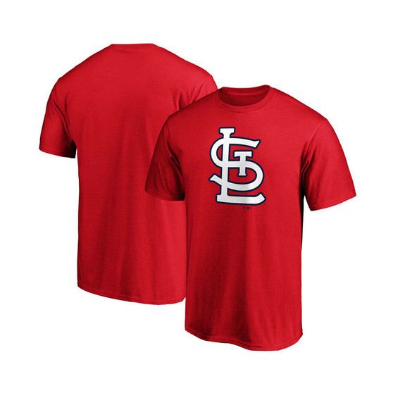 Men's Red St. Louis Cardinals Official Logo T-shirt