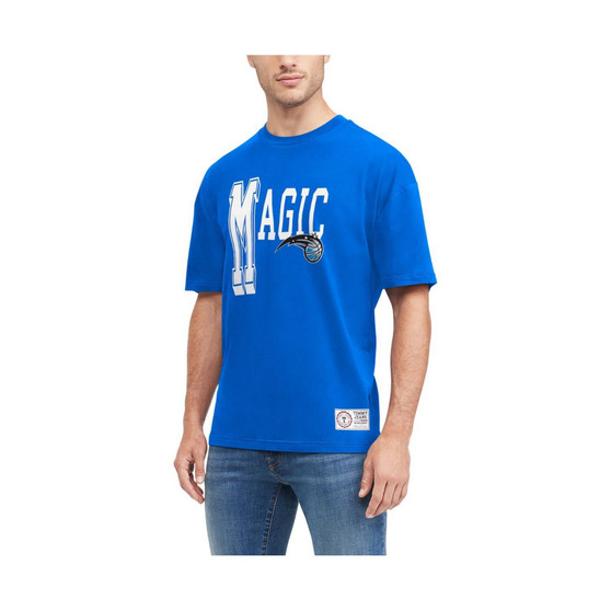 Men's Blue Orlando Magic Mel Varsity T-shirt