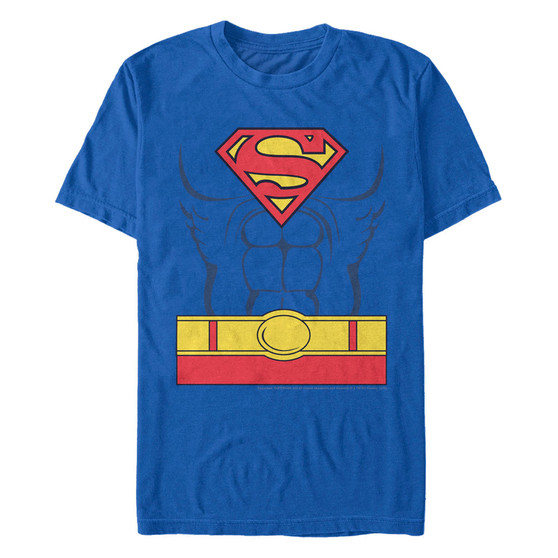 DC Men's Superman Costume Short Sleeve T-Shirt
