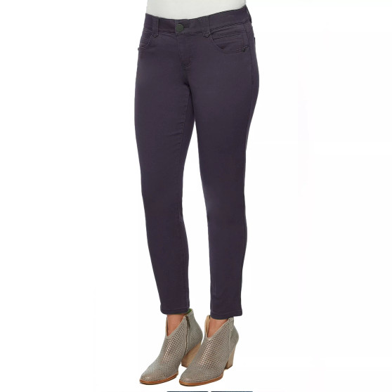 Women's AB Solution Elastic Waistband Ankle Length Jeans