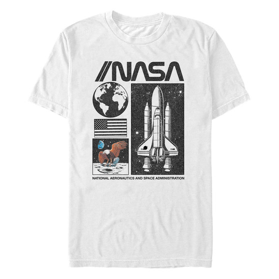 NASA Men's National Aeronautics and Space Administration Short Sleeve T- shirt