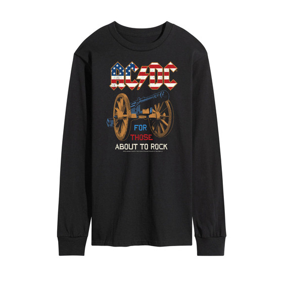 Men's ACDC About to Rock Long Sleeve T-shirt