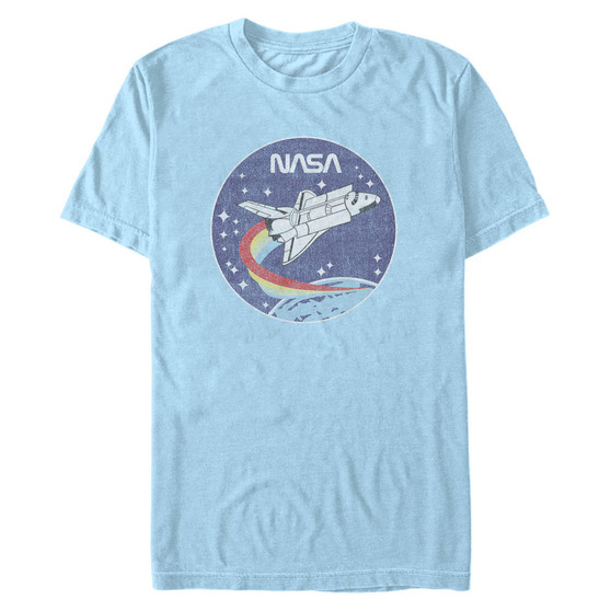 NASA Men's Cloud Burst Logo Short Sleeve T-Shirt