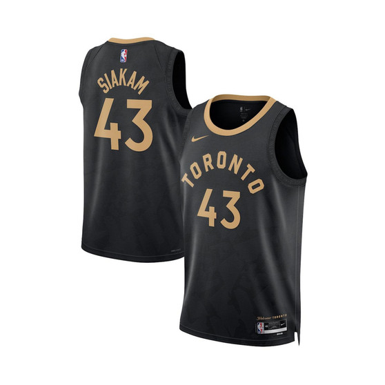 Men's and Women's Pascal Siakam Black Toronto Raptors 2022/23 Swingman Jersey - City Edition