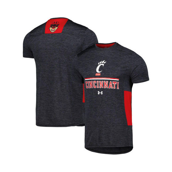 Men's Black Cincinnati Bearcats Game Day Twist Performance T-shirt
