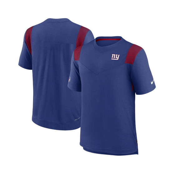 Men's Royal New York Giants Sideline Tonal Logo Performance Player T-shirt