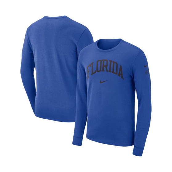 Men's Royal Florida Gators Arch 2-Hit Long Sleeve T-shirt