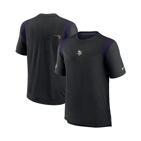 Men's Black Minnesota Vikings Sideline Player Uv Performance T-shirt