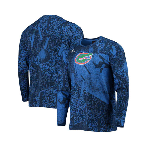 Men's Brand Royal Florida Gators Practice Performance Long Sleeve T-shirt