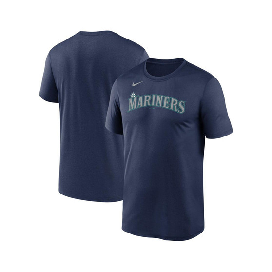 Men's Navy Seattle Mariners New Legend Wordmark T-shirt