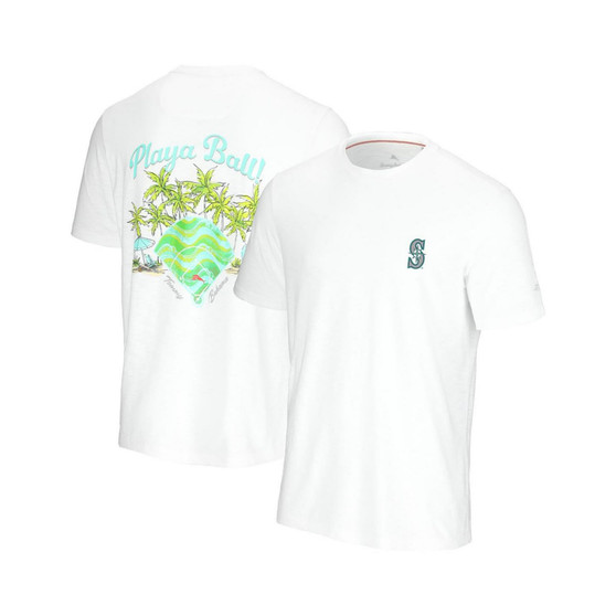 Men's White Seattle Mariners Playa Ball T-shirt