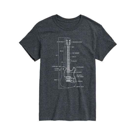 Men's Guitar Short Sleeve T-shirt