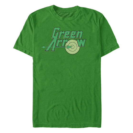 DC Men's Green Arrow Target Logo Short Sleeve T-Shirt