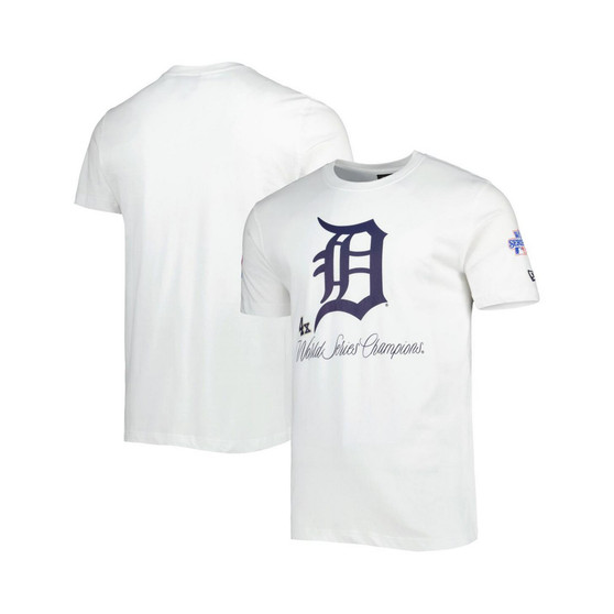 Men's White Detroit Tigers Historical Championship T-shirt