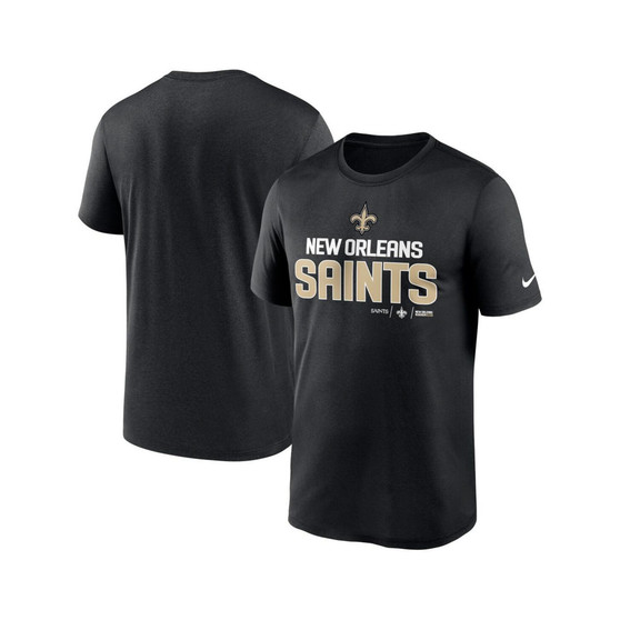 Men's Black New Orleans Saints Legend Community Performance T-shirt