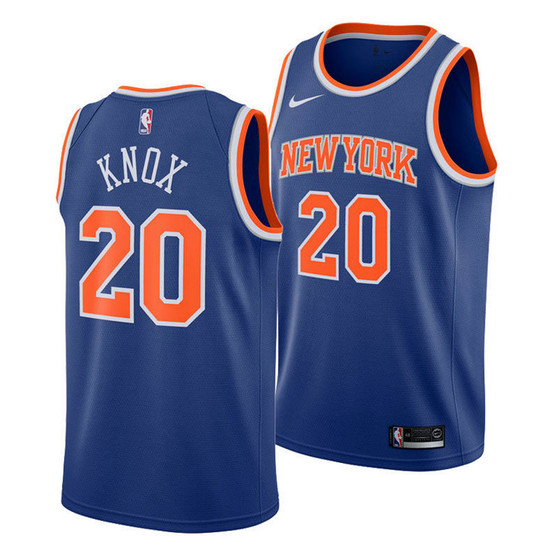 Men's Kevin Knox New York Knicks Icon Swingman Jersey