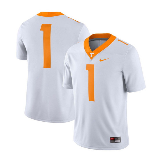 Men's White Tennessee Volunteers Game Jersey