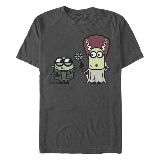 Despicable Me Men's Minions Frankenstein and His Bride Halloween Short Sleeve T-Shirt