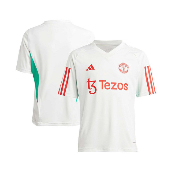 Big Boys White Manchester United Training Jersey
