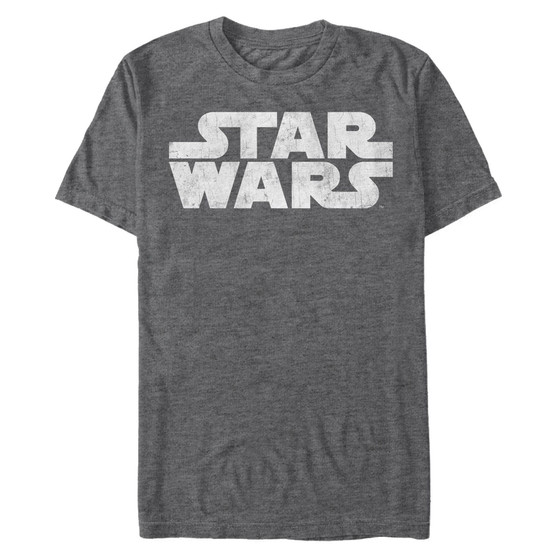 Men's Star Wars Simple Vintage-Like Logo Short Sleeve T-shirt