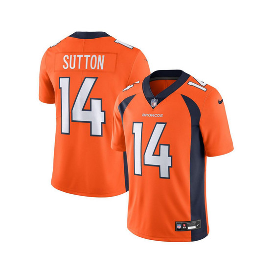 Men's Courtland Sutton Orange Denver Broncos Vapor Untouchable Limited Jersey